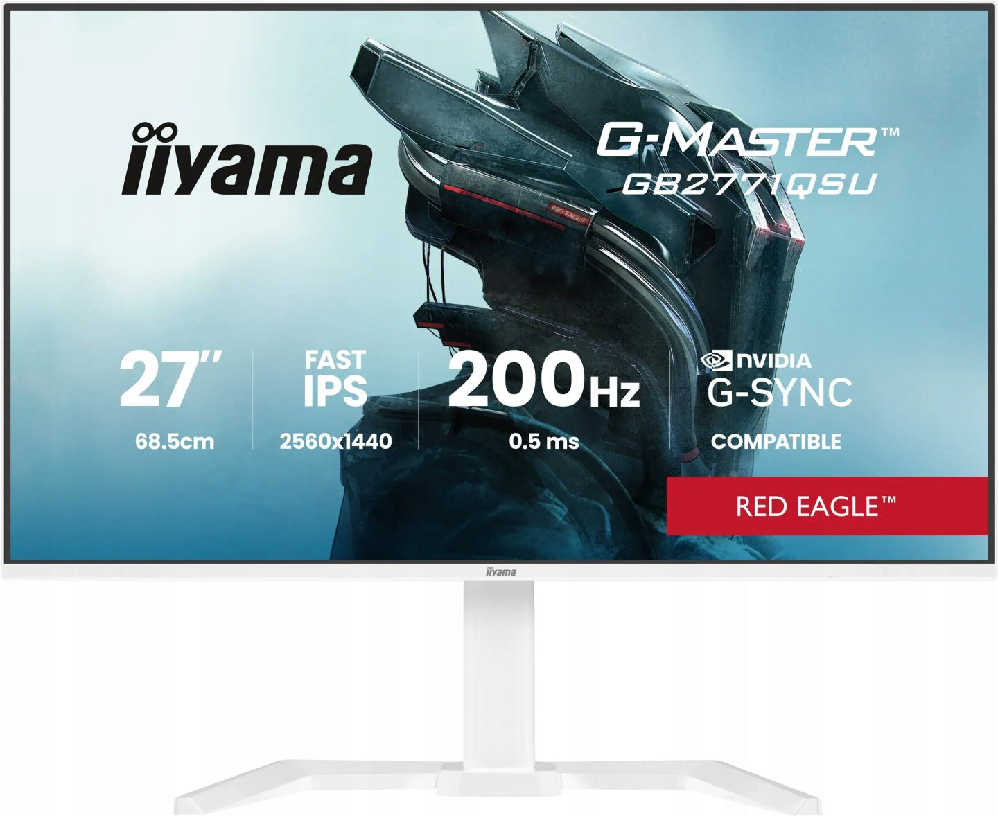 iiyama Monitor iiyama G-MASTER Red Eagle GB2771QSU-W1 27 WQHD