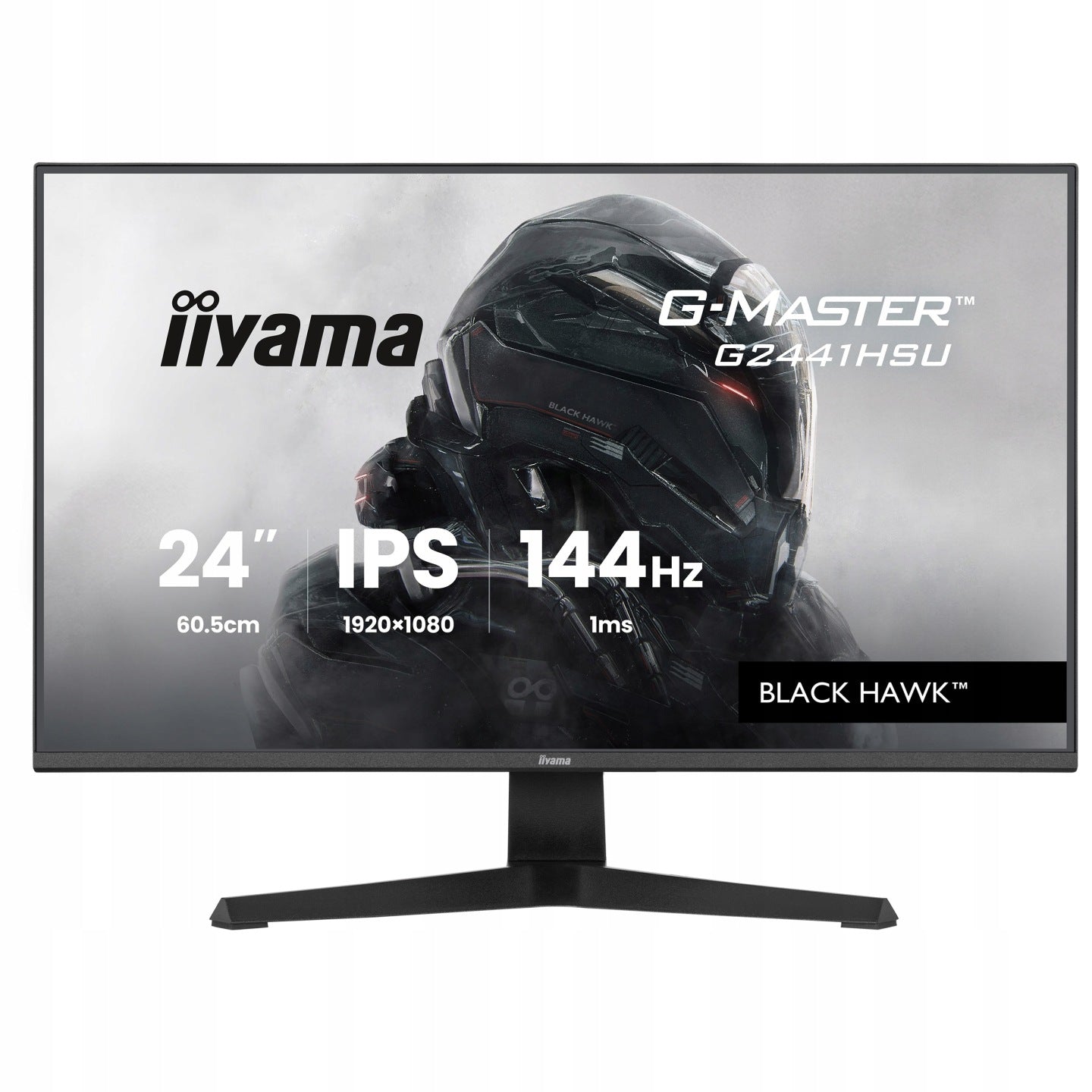 iiyama 2X Monitor LED 24 iiyama G-Master G2441HSU-B1 Black Hawk