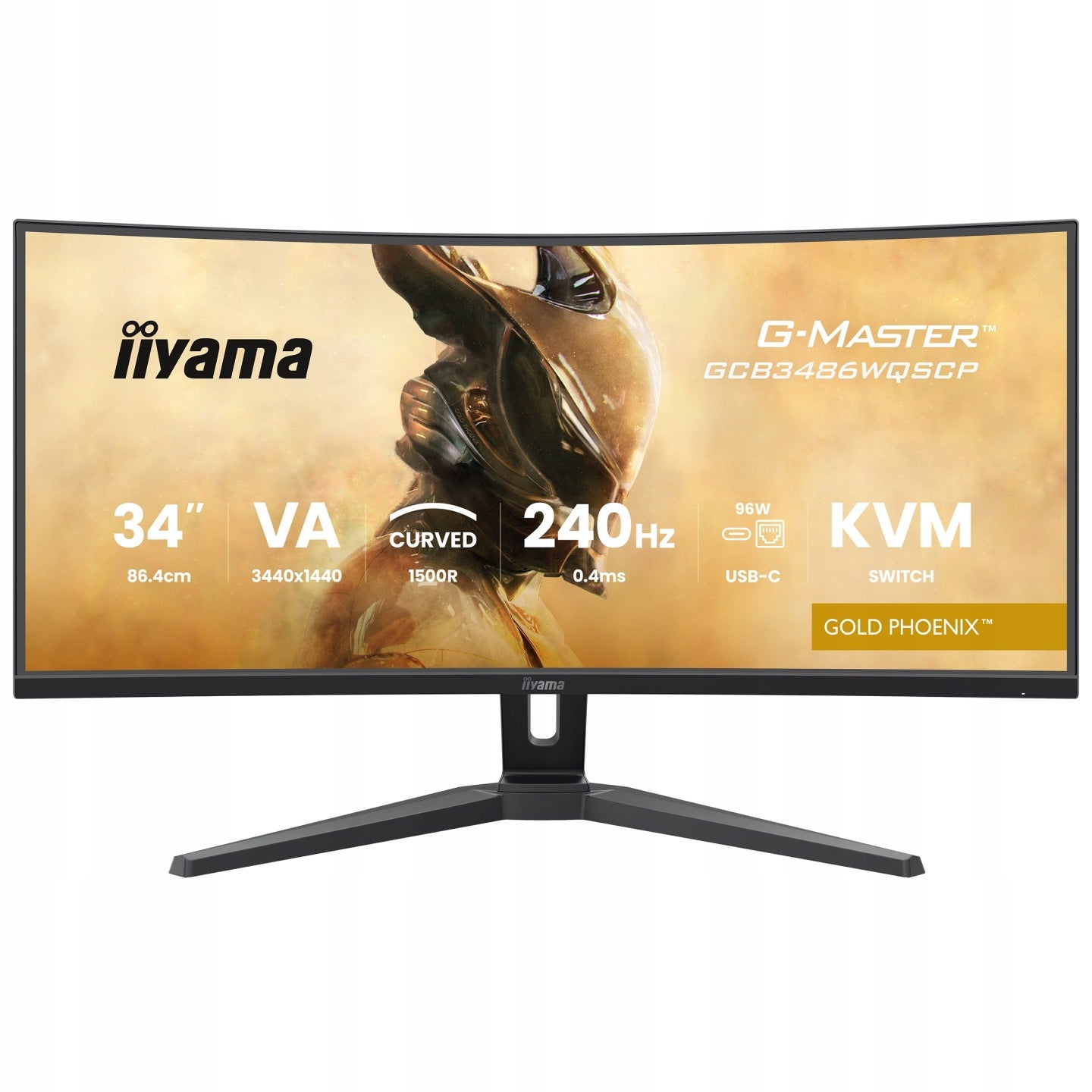 iiyama Monitor Gamingowy iiyama G-Master GCB3486WQSCP-B1 3440x1440 (UWQHD) 240 Hz