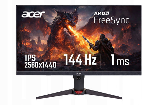 Acer MONITOR GAMINGOWY BEZRAMKOWY LED ACER 27 CALI FULL HD 2560x1440 IPS HDMI DP