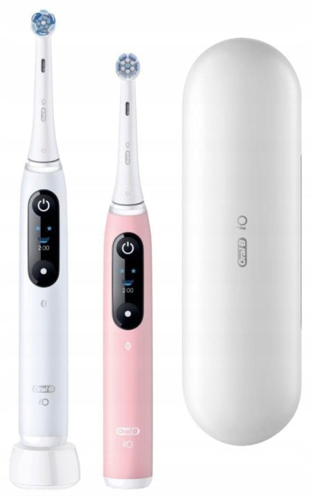 OdkryjOral B Szczoteczka elektryczna Oral-B iO 6 Duo biały/różowy + etui