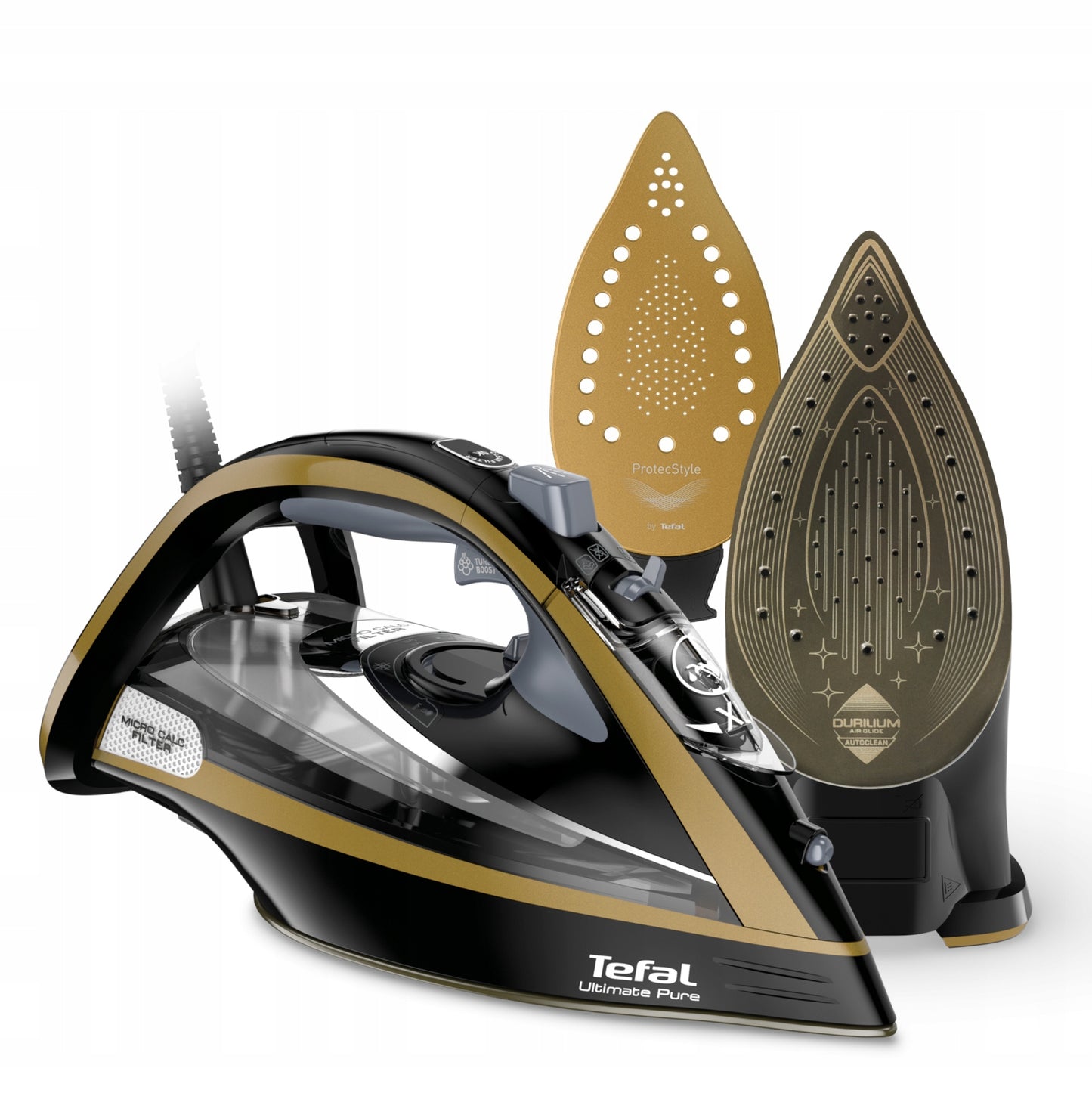 Żelazko parowe Tefal Ultimate PURE FV9865 3000 W mocne 250g/min Anti-Drip