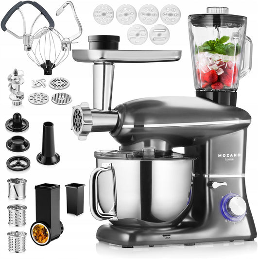 ROBOT PLANETARNY KUCHENNY BLENDER MIKSER DUŻY ZESTAW 6w1 MISA 6,2L