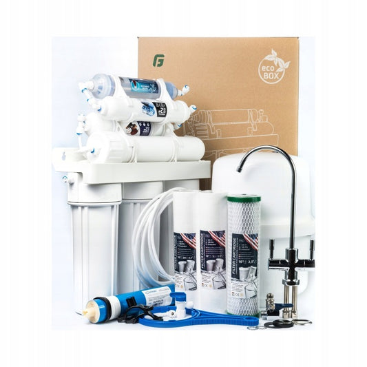 Green Filter SYSTEM ODWRÓCONEJ OSMOZY RO7 100 GPD 7-STOPNIOWY, ZBIORNIK, MINERALIZATOR(SYSTEM ODWRÓCONEJ OSMOZY RO7 100 GPD 7-STOPNIOWY)