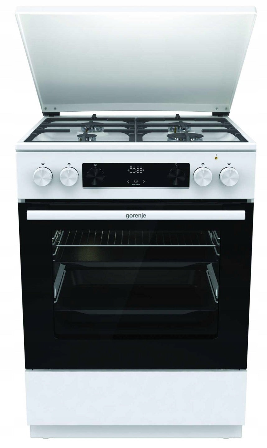 Kuchenka gazowo-elektryczna GORENJE GKS6C71WF AirFry PARA AquaClean(50 cm/Kuchenka gazowo-elektryczna GORENJE GKS6C71WF AirFry PARA AquaClean)