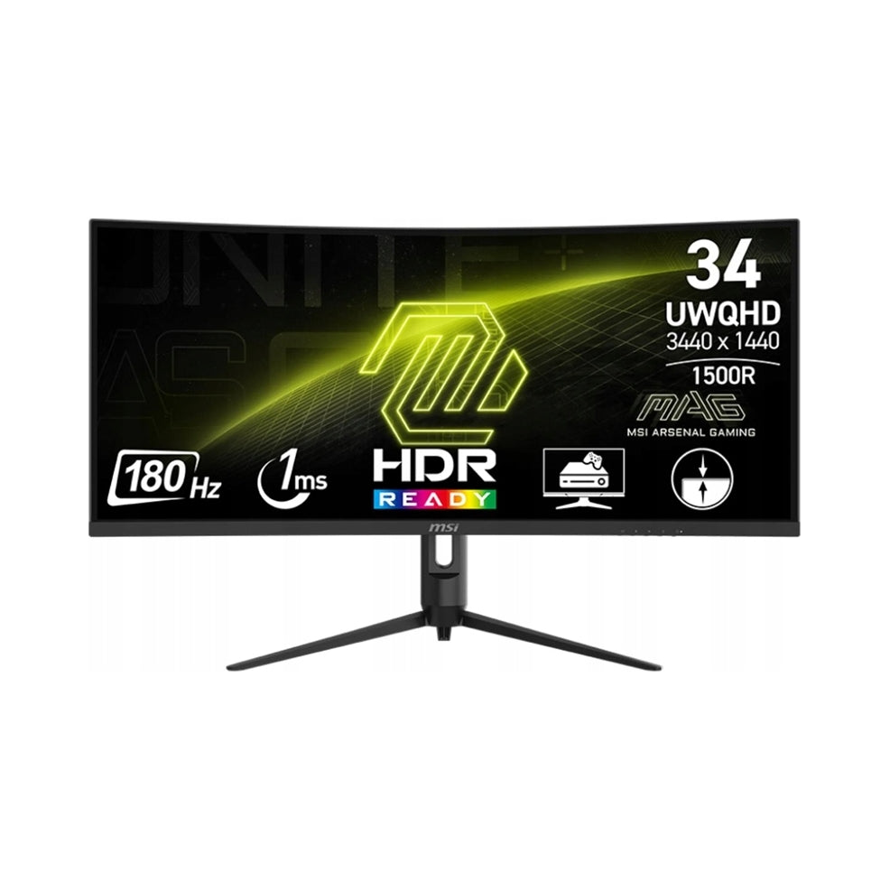 MSI MSI MAG 342CQR E2 34 Monitor gamingowy LED VA 180Hz 1ms 3440 × 1440